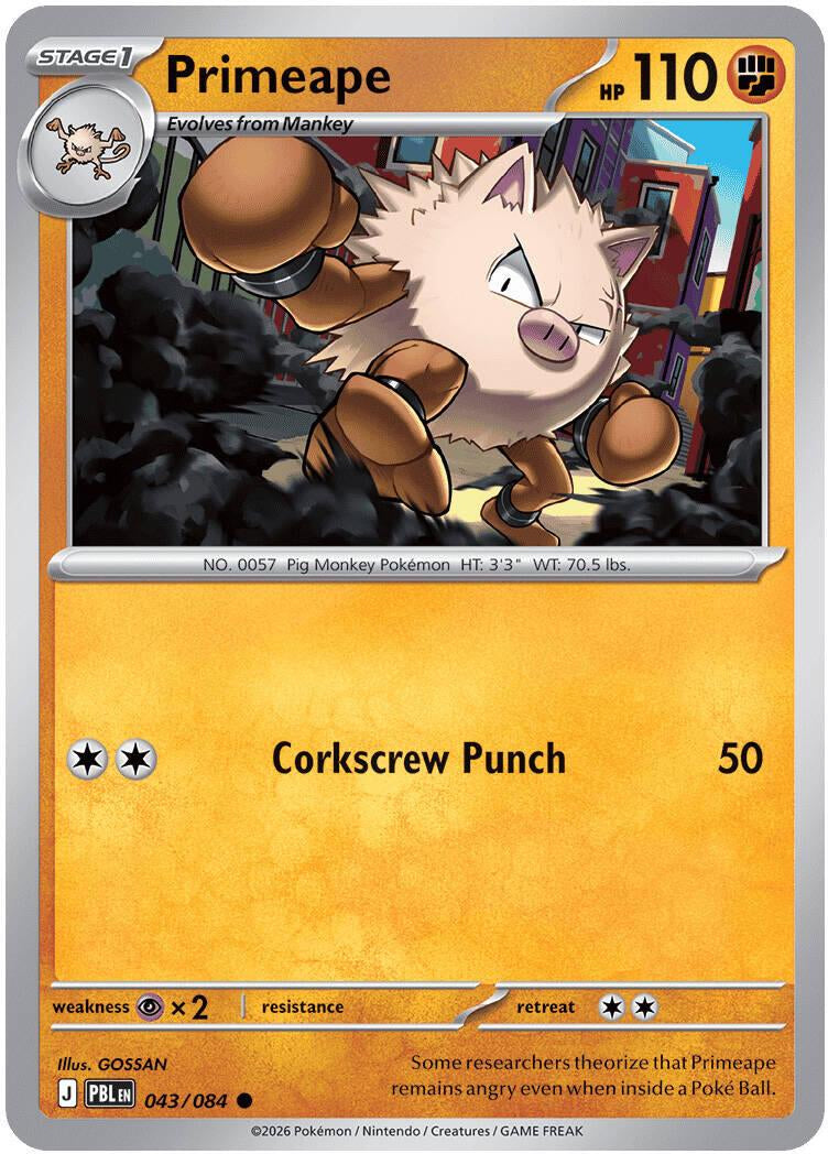 Pitch Black Primeape #043/084
